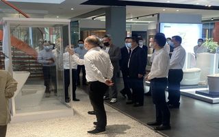 台州市长一行莅临Z6尊龙时凯官网 数字化创新模式再获定